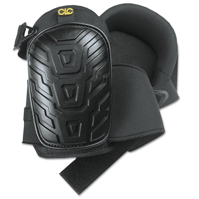 CLC Custom LeatherCraft 345 Professional Tread-Pattern Kneepads  Slide Buckle  Black