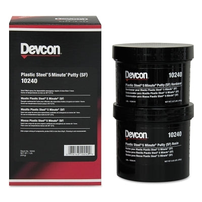 Devcon 10240 1-LB PLASTIC STEEL 5MINUTE PUTT