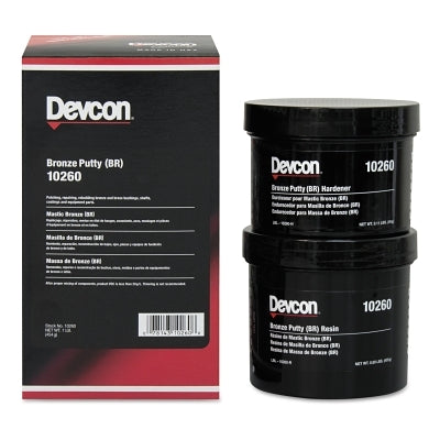 Devcon 10260 Bronze Putty (BR), 1 lb, Tub