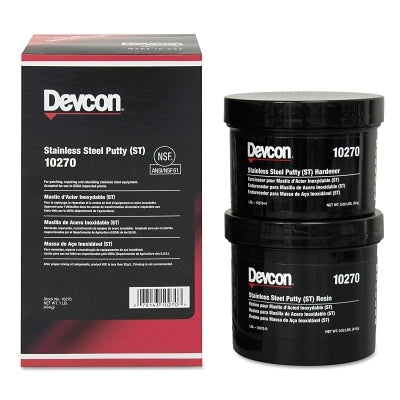 Devcon 10270 Stainless Steel Putty (ST), 1 lb, Can