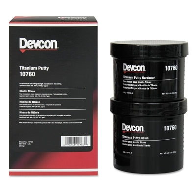 Devcon 10760 Titanium Putty Kit, 1 lb