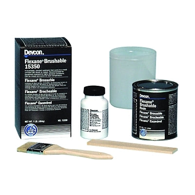 Devcon 15350 Flexane Brushable, 1 lb, Black