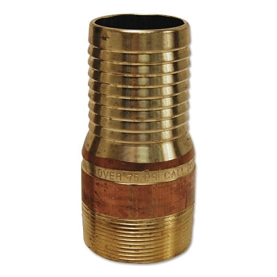 Dixon Valve BST25 King Combination Nipples, 2 in x 2 in (NPT) Male, Brass