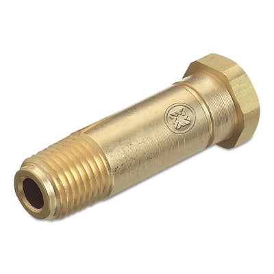Western Enterprises CO4CV Regulator Inlet Nipples  CO2;Corrosive Gas  1/4"NPT  2 1/2"  Brass CGA320;CGA330