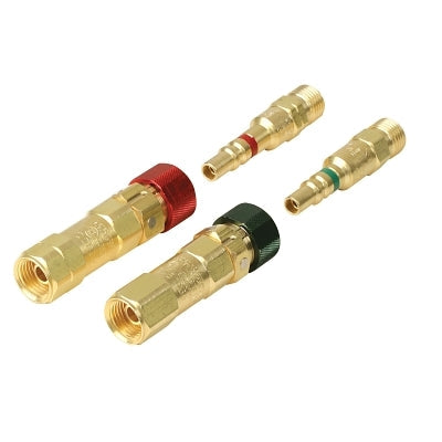 Western Enterprises QDB22 Quick Connects  Hose to Hose w/Check  QDB105 (M); QDB101 (F) Oxygen/Inert Gas