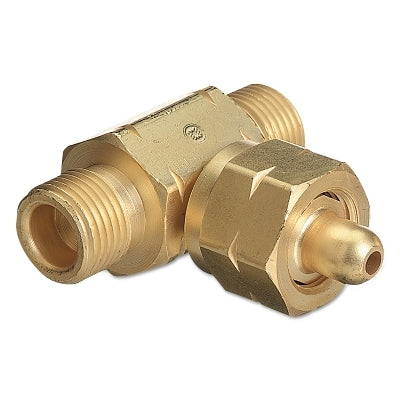 Western Enterprises T346 Manifold Coupler Tees  Coupler  3 000 PSIG  Brass  Air