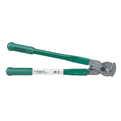 Greenlee 50302086 Cable Cutter with Rubber Grips, 18 in OAL, Shear Cut, 350 kcmil Aluminum or Copper
