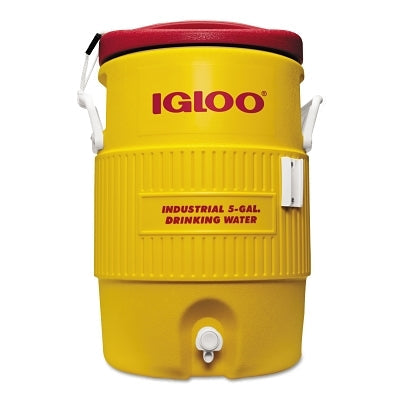 Igloo 451 5 GAL YELLOW/RED PLASTICIND. COOLER