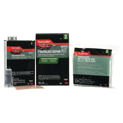 Bondo 7010363204 Fiberglass Repair Kit, 1 qt, Amber Brown