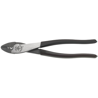 Klein Tools 1006 Crimper/Cutter, 9.75 in L, 10 AWG to 22 AWG Non-Insulated Terminals, Black Plastic-Dipped Handle