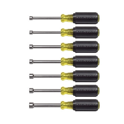 Klein Tools 65160 Nut Driver Sets, 10 mm; 5 mm; 5.5 mm; 6 mm; 7 mm; 8 mm; 9 mm