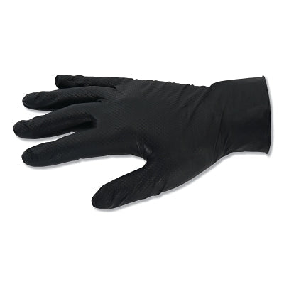 KleenGuard 49279 G10 Kraken Grip Nitrile Gloves, 6 Mil, Black, 2X-Large/11
