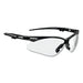 KleenGuard 55401 V30 Nemesis Safety Glasses, Clear Anti-Fog Lens, Black Frame