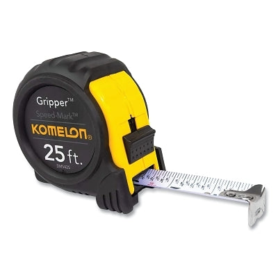 Komelon USA SM5425 Speed Mark Gripper Tape  1 in x 25 ft  SAE  White