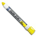 Markal 28881 Quik Stik+ Oily Surface Solid Paint Marker, 1/2 in Dia. x 6 in L, Yellow