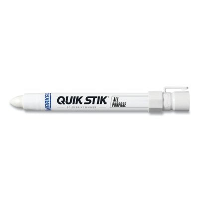 Markal 61051 Quik Stik All Purpose Solid Paint Marker, White