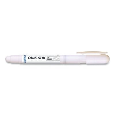 Markal 61126 Quik Stik All Purpose Mini Solid Paint Marker, White