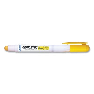 Markal 61127 Quik Stik All Purpose Mini Solid Paint Marker, Yellow