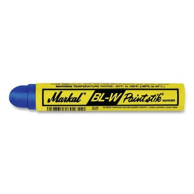 Markal 80735 BL-W Paintstik Bleed-Thru Water-Based Primer Marker, Blue