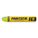 Markal 82831 Paintstik Fluorescent Solid Paint Marker, 11/16 in Dia. x 4-3/4 in L, Fluorescent Yellow