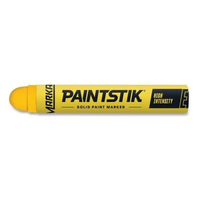 Markal 88621 E Paintstik Solid Paint Marker, 11/16 in Dia. x 4.734 in L, Yellow