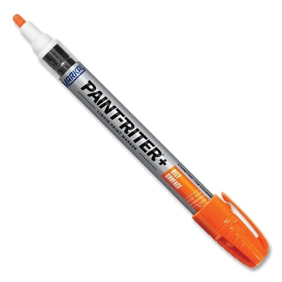 Markal 96964 Paint-Riter+ Oily Surface Paint Marker, 1/8 in Medium Tip, Orange