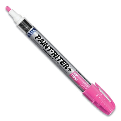 Markal 96973 Paint-Riter+ Oily Surface Paint Marker, 1/8 in Medium Tip, Pink