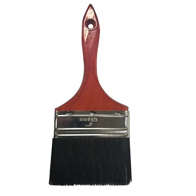 Magnolia Brush 243 Industrial Paint Brush, 3 in W, 2-1/4 in Trim, Black Bristle, Wood handle