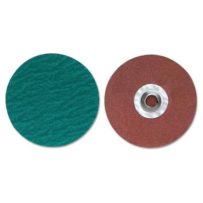 Merit Abrasives 8834167076 ZIRC Plus R801 PowerLock Cloth Discs-Type II, 3 in Dia., 80 Grit