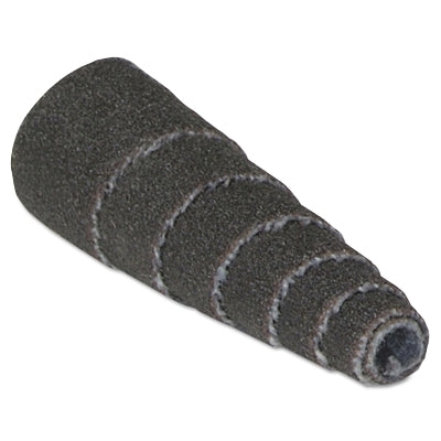Merit Abrasives 8834181744 Aluminum Oxide Spiral Rolls Full Tapers, 1/2 x 1 1/2 x 1/8, 60 Grit