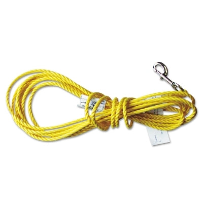 Honeywell Miller 193R130FTYL Poly Rope, Tag Line (Not Load Bearing) 130 ft, Polypropylene, Yellow