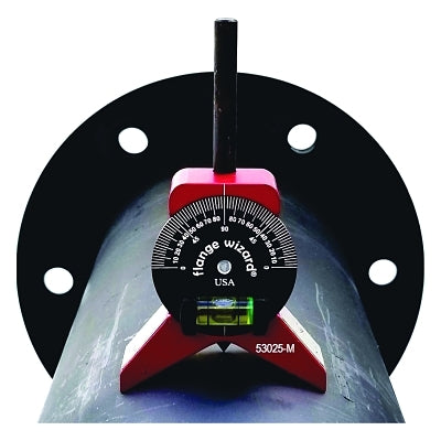 Flange Wizard 53025-M Small Magnetic Centering Head with Vial for 1 in to 16 in Pipe