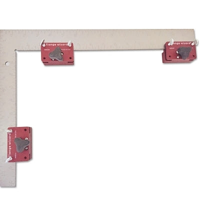 Flange Wizard MSB202 Magnetic Blocks Off/On 2 Pc Set for Squares and Straight Edges