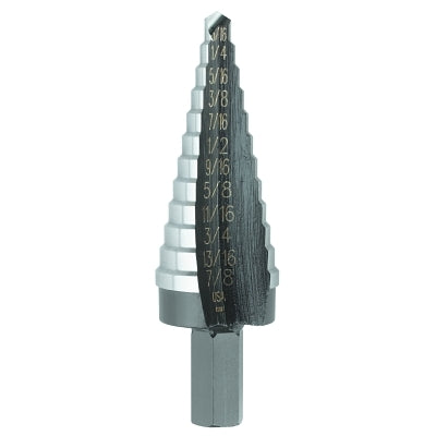 Irwin Unibit 10234 UNIBIT 4 3/16" TO 7/8" WITH 1/16" STEPS