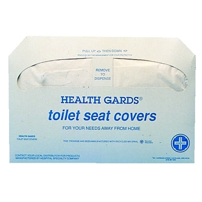 Hospeco HG5000 Health Gards Toilet Seat Covers, 250 per pack, Half-Fold, White