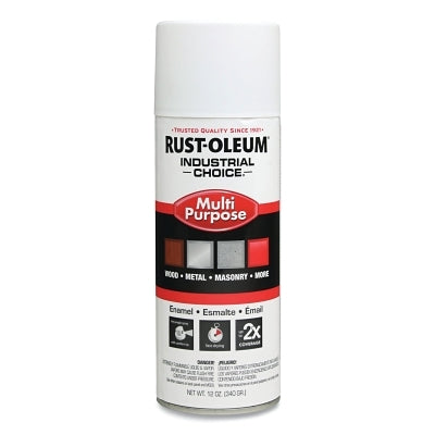 Rust-Oleum 1681830V Industrial Choice 1600 System Enamel Primer Aerosol, 12 oz, Flat White