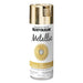 Rust-Oleum 340647 Metallic Spray Paint, 12 oz, Metallic Gold