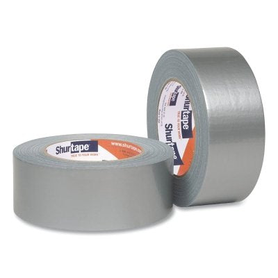 Duck Pro by Shurtape 105449 PC 006 Economy Grade Co-Extruded Cloth Duct Tape, 1.88 in x 60.1 yd, 6 mil, Silver