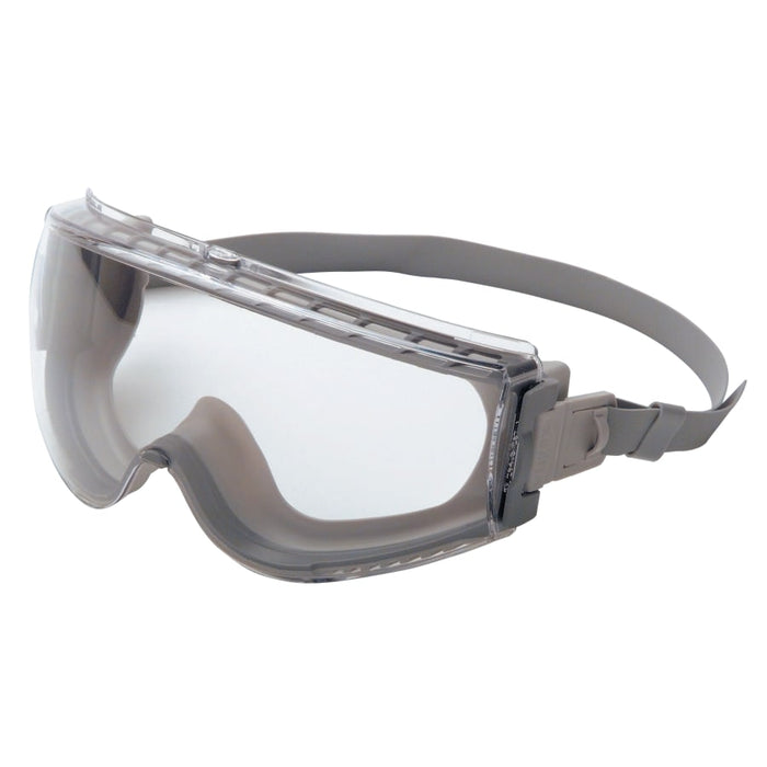 Honeywell Uvex Stealth® Safety Goggle, Clear Lens, Gray Frame, HydroShield Anti-Fog Coating