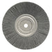 Weiler 1175 Narrow Face Crimped Wire Wheel 8 in dia x 3/4 in W Face 0.014 in Steel Wire 6000 RPM