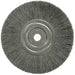 Weiler 1178 Narrow Face Crimped Wire Wheel 8 in dia x 3/4 in W 0.014 in Steel Wire 6000 RPM