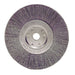 Weiler 1705 Narrow Face Crimped Wire Wheel, 6 in dia x 3/4 in W Face, 0.0118 in Stainless Steel Wire, 6000 RPM