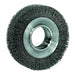 Weiler 3070 Wide-Face Crimped Wire Wheel, 6 in Dia x 1 1/4 in W, 0.014 in Steel, 6000 RPM