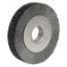 Weiler 3160 Wide-Face Crimped Wire Wheel, 8 in Dia x 1 1/2 in W, 0.02 in Steel, 4500 RPM