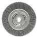 Weiler 6645 Wide-Face Crimped Wire Wheel 6 in dia. x 7/8 in W 0.014 in Steel Wire 6000 RPM
