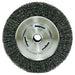 Weiler 6655 Wide-Face Crimped Wire Wheel 7 in dia. x 7/8 in W 0.014 in Steel 6000 RPM
