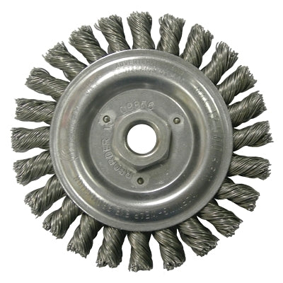 Weiler 8786 Roughneck Stringer Bead Wheel, 6 in Dia x 3/16 W,.02 Stainless Steel, 12500 RPM