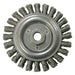 Weiler 8786 Roughneck Stringer Bead Wheel, 6 in Dia x 3/16 W,.02 Stainless Steel, 12500 RPM