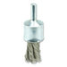 Weiler 10218 Knot Wire End Brush, Stainless Steel Bristles, 1/2 in Brush dia x 0.014 in Wire, 20000 RPM, 10 EA/BX