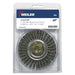Weiler 13131P Roughneck Stringer Bead Wheel, 4 in dia x 3/16 in Face W x 5/8 in-11 UNC x 0.020 in, 20000 RPM, 5 EA/CTN